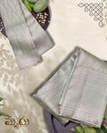 Ivory Elegance Kancheepuram Organza Saree