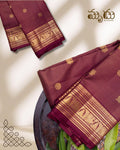 Wine Kancheepuram Silk Saree