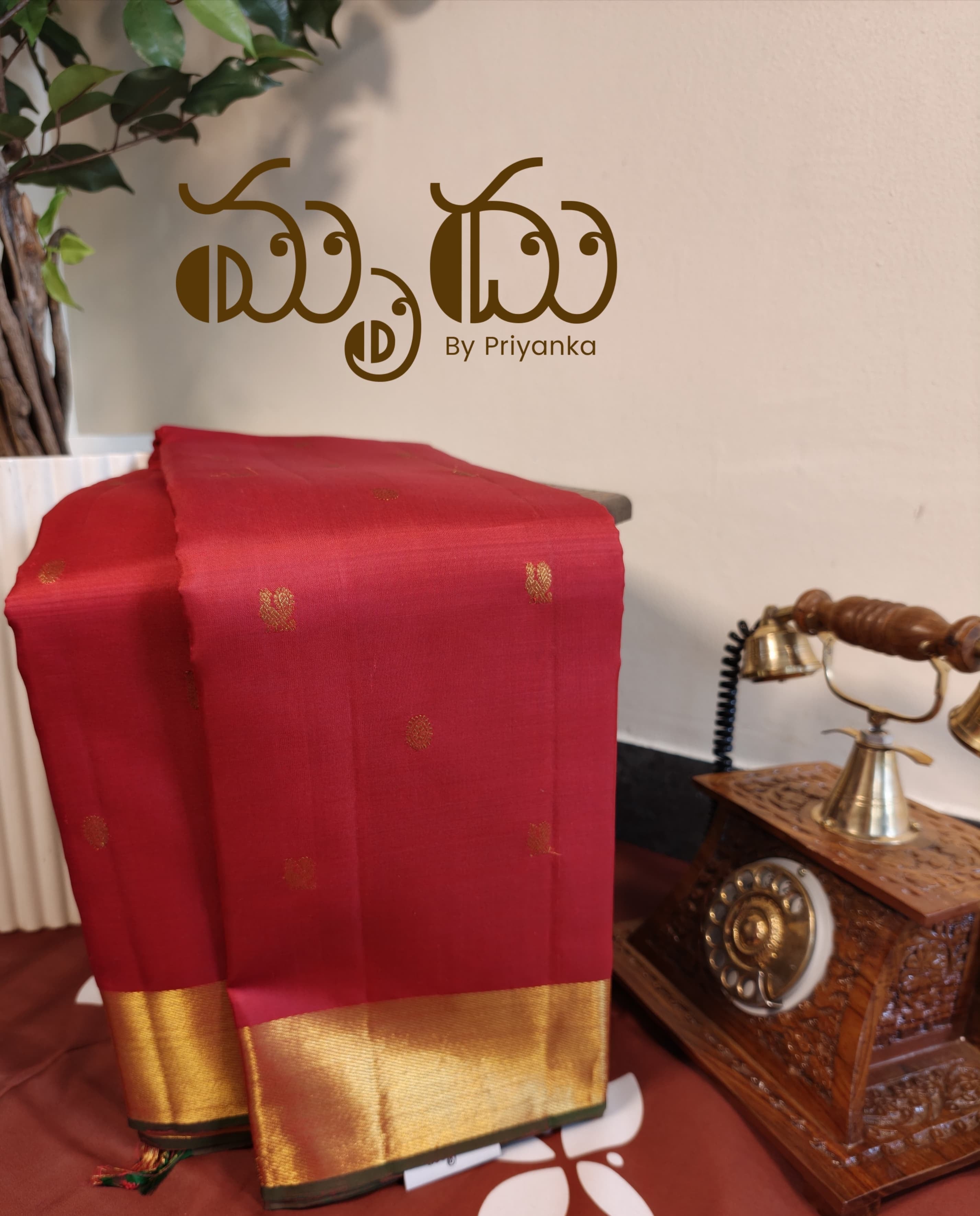 Rani Pink Kancheevaram Silk Saree
