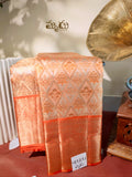 Orange Pure Kanjeevaram Saree