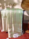 Pista Green Silver Brocade Pure Kanjeevaram Saree