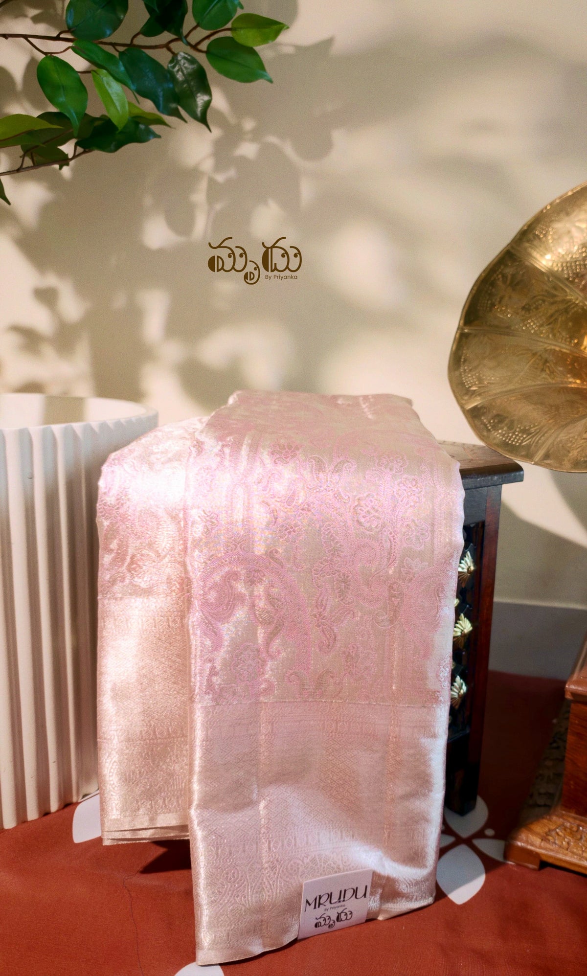 Pink Tonned Silver Pure Kanjeevaram Saree