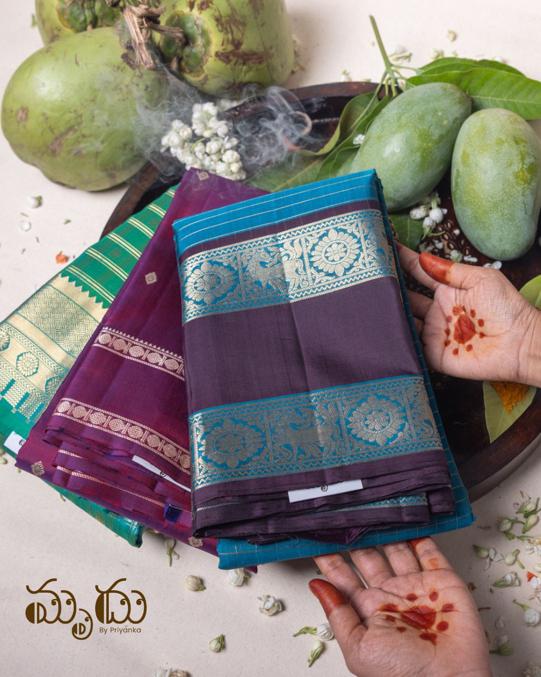 Blue Kancheepuram Saree