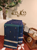 Premium Peacock Green Kanjeevaram Saree