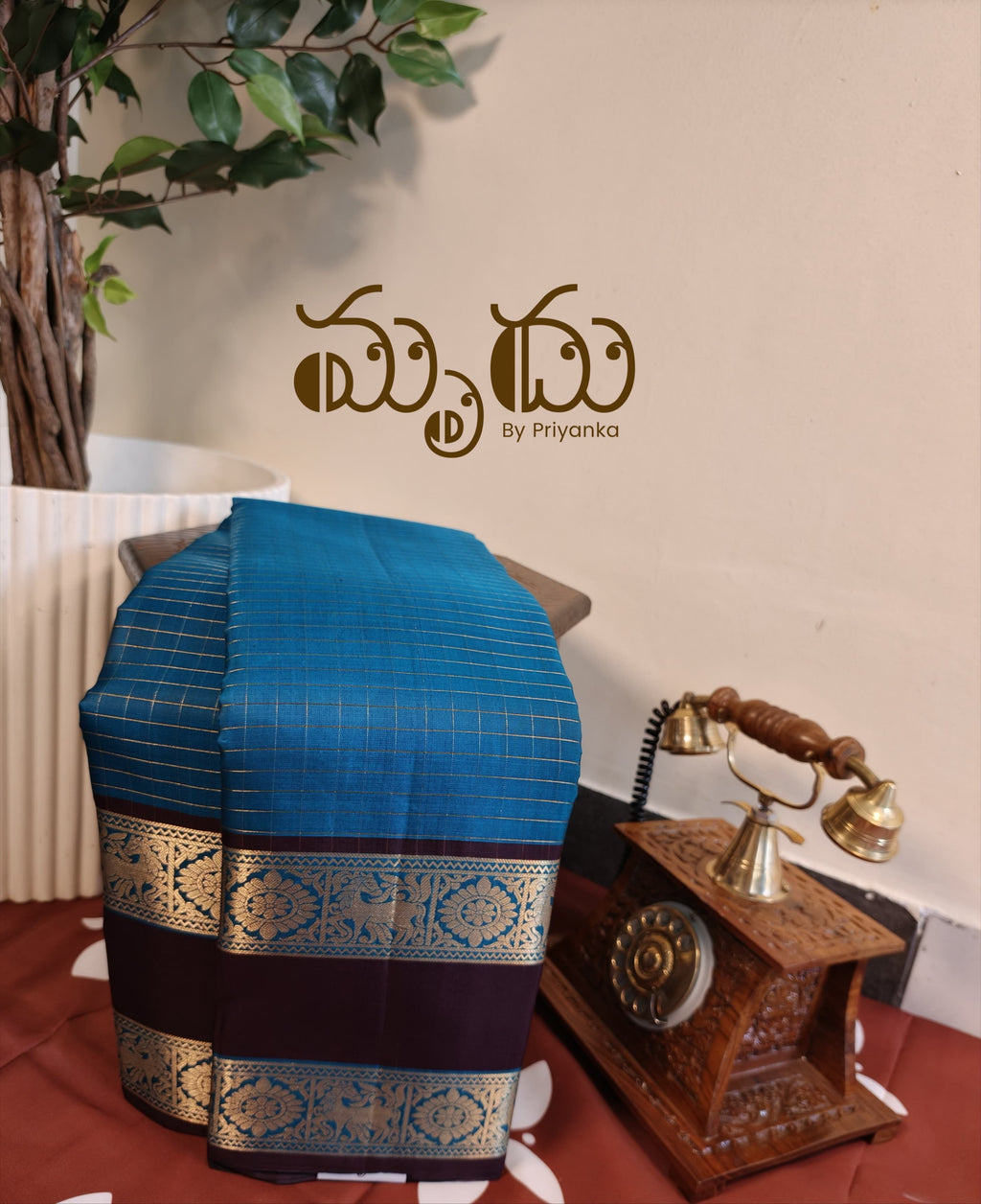 Blue Kancheepuram Saree